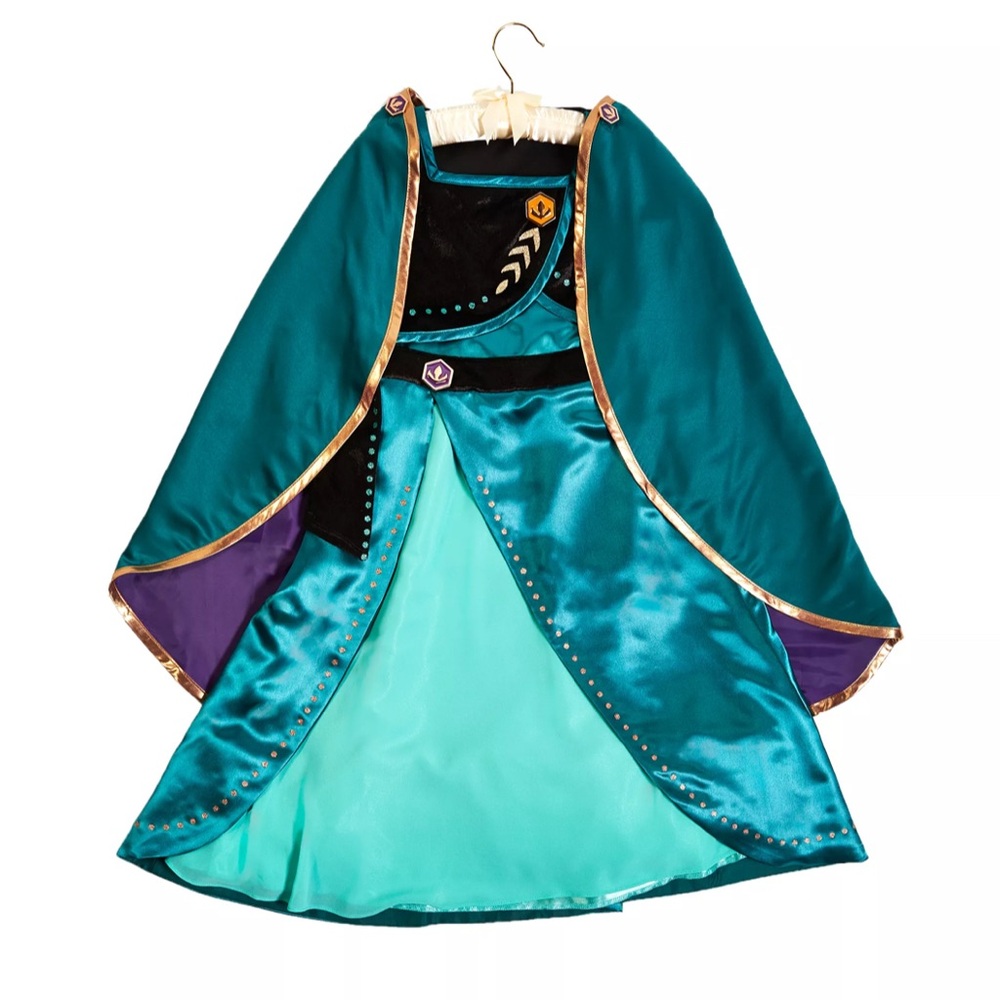 Anna Frozen 2 Deluxe Disney Store Dress/ Cape